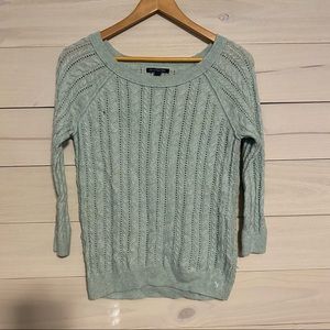 AMERICAN EAGLE mint long sleeve sweater